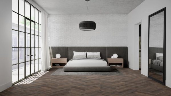 Brushed Oak Woodburn Herringbone - Image 4