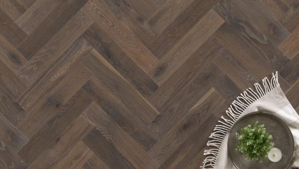 Brushed Oak Woodburn Herringbone - Image 2